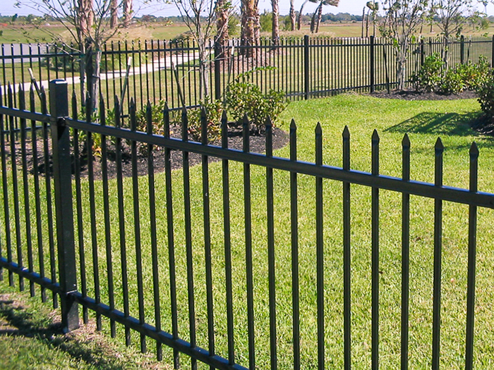 Photo of a Tulsa ornamental iron fence