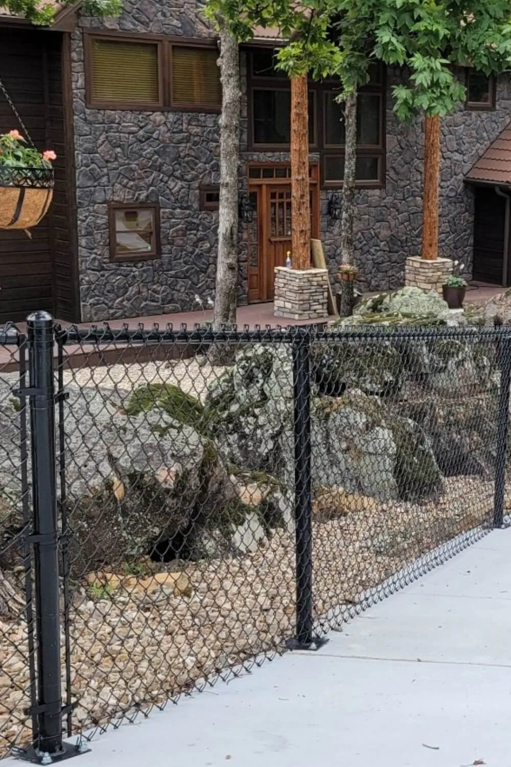 Black 4' Chain Link Fence