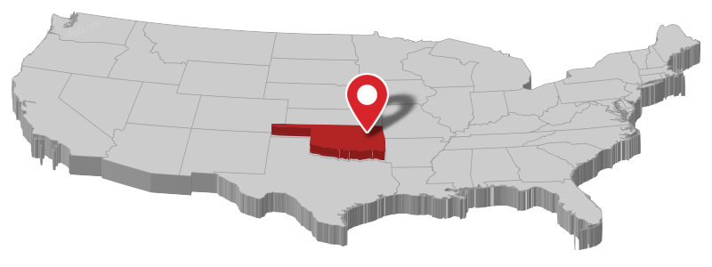 Oklahoma Map - Areas We Serve