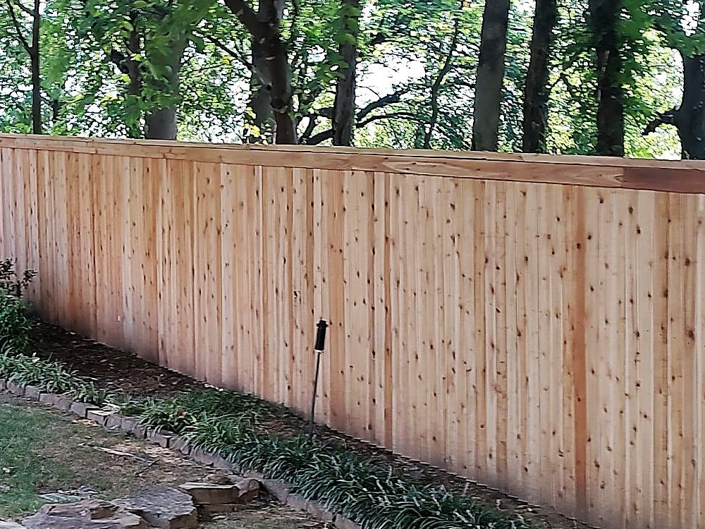 Kiefer Oklahoma wood privacy fencing