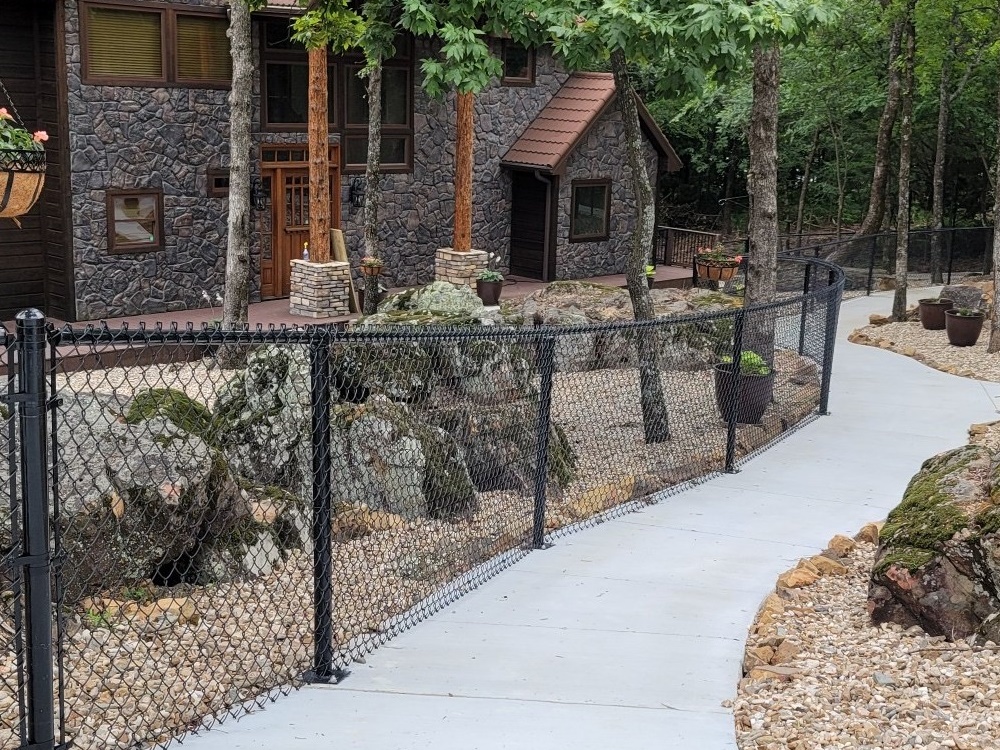 chain link fence Oakhurst Oklahoma