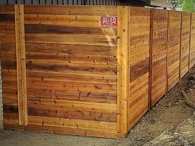 Wood fence Oakhurst Oklahoma