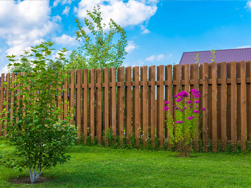Okmulgee OK Shadowbox style wood fence