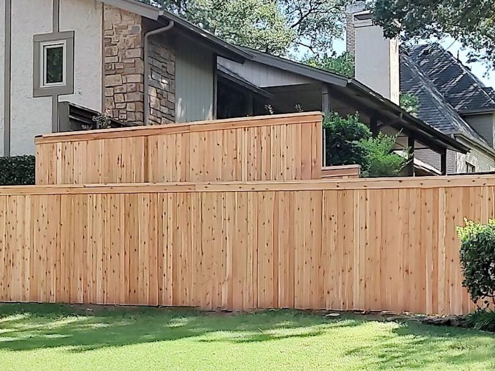 Tulsa Oklahoma wood privacy fencing
